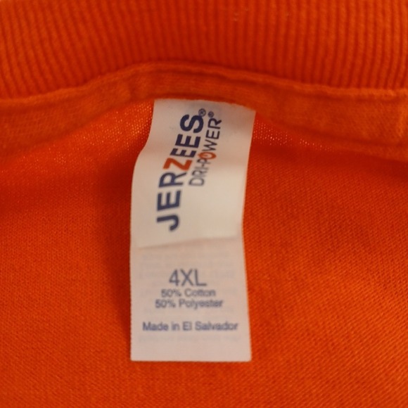 Cleveland Browns T-shirt Rebuilding Since 1964 4XL Jerzees Orange NFL Football - Picture 4 of 7